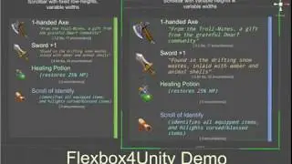 Flexbox 4 Unity - Auto-created Scrollbars and Scrollviews