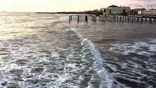 Moviola mare al tramonto