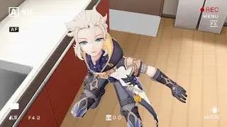 ALBEDO THE  NEW 5 STAR CHARACTER IS... ( GENSHIN IMPACT MEME / MMD )