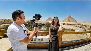 تصوير ستايل فرعوني في اهرامات الجيزة