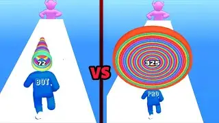 Layer Man 3D - ASMR Gameplay iOS, Android ( Level Up Big Head Man Run )