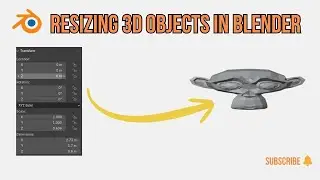Resizing 3D objects in Blender to a specific size 