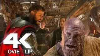 Thor Kills Thanos Scene in Hindi | Avengers Endgame Movie Clip