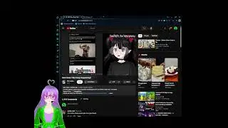 just chatting and watching some vtuber new