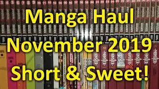 Manga Haul: November 2019 || Short & Sweet!