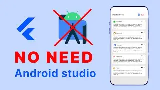 Run Flutter app without android studio 