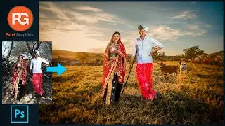 How to Edit Pre-Wedding Photos in Photoshop || Cinematic Couple Photo Editing || Photoshop