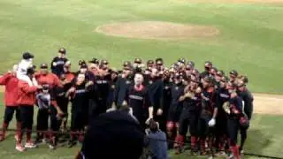 Stephen Strasburg Leading the Aztec Fight Song