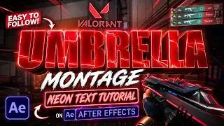 VALORANT  Text Tutorial in After Effects ⚡ (Montage Style) 