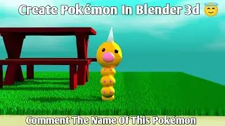 Can you make FAKE Pokémon in BLENDER? #pokemonfan #blender3d #YouTube