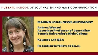 Andrea Wenzel: Make Local News Antiracist