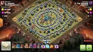 4 Attacks 3 Stars on Clash Of Clans TH13 MAX