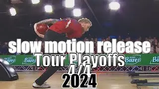 2024 Playoffs 4/4 Slow Motion Bowling Releases - PBA Bowling