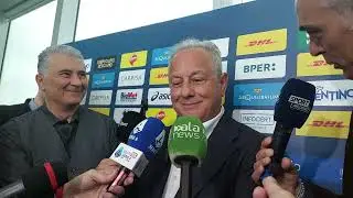 Julio Velasco alla presentazione delle nazionali