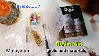 Resin art materials malayalam
