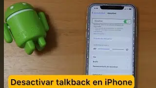 COMO DESACTIVAR TALKBACK EN iPhone [ super facilitar] todos los modelos de iPhone [ VOICEOVER ]