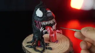 How To Make Realistic Venom Impostor Among Us / NVV Clay Art