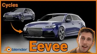 Simple Car Studio Light in Eevee / Blender