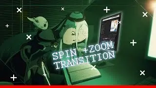 Spin + Zoom Transition After Effect | Tutorial
