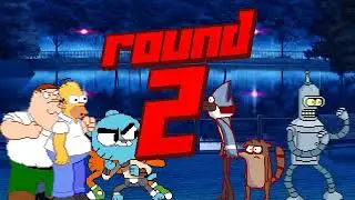 MI MUGEN Request 398 - Team Homer Simpson VS Team Mordecai