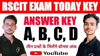 rscit today answer key  Rscit exam 14 may answer key rscit exam answer key rscit answer key