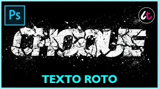 Cómo crear un efecto de texto roto en Photoshop