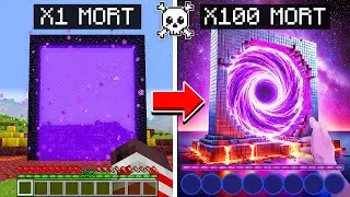 À CHAQUE MORT, mon Minecraft devient + RÉALISTE !
