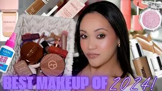 THE BEST MAKEUP OF 2024! HIGH END + DRUGSTORE! | AMY GLAM ✨