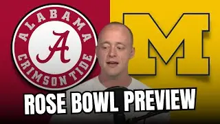 Rose Bowl Preview and Prediction With Josh Pate | Alabama, Nick Saban vs Michigan, Jim Harbaugh