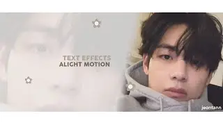 𓂃 ⊹ text effects – alight motion