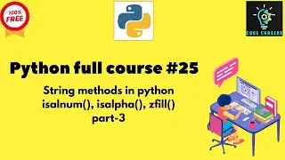 Python Full course #25|String methods in python part-3|#python #programming #coding #code #computer