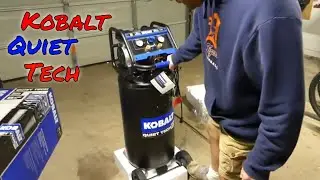 Kobalt Quiet Tech 26 Gallon Single Stage Air Compressor Review - 150 PSI