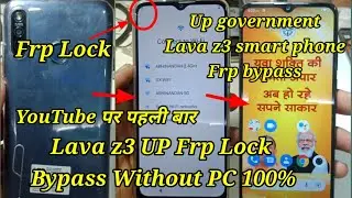 Lava Z3 Frp Lock Bypass Without PC /UP Government Lava smartphone frp lock bypass/lava z3 frp bypass