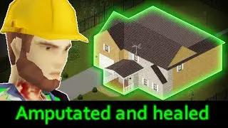 Resting At The Westpoint Mansions To HEAL My Arms | Project Zomboid No Arms #4