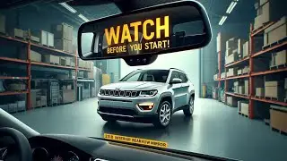 rear view mirror install on 2018 - 2021 jeep compass