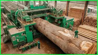 How Logs Become Lumber: Inside America’s $500 Million Timber Industry Producing Perfect Boards #11