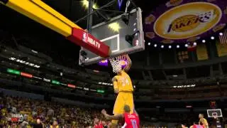 Kobe Bryant alley oop dunk