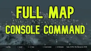 How To Unlock All Map Locations In Skyrim (Console Commands)