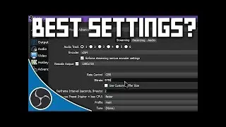 Best Settings For OBS Studio Without 0% Lag Streaming 2020