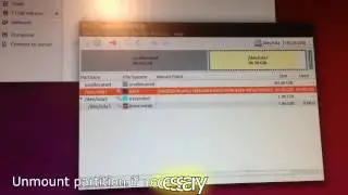 Growing and Repairing EXT4 GRUB2 Partition in Ubuntu with GParted