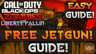 Black Ops 6 Zombies: Liberty Falls! FREE JETGUN!/STEP BY STEP GUIDE!
