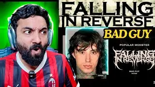 RONNIE RADKE IS A BAD GUY ! Falling In Reverse - Bad Guy (feat. Saraya) | Reaction / First Listen!