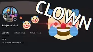 I Caught a CLOWN Breaking Discord TOS