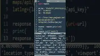 Python - Get Location | Google API
