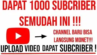 CARA MENAMBAH SUBSCRIBER DAN JAM TAYANG GRATIS