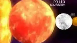 Estrellas y Planetas a escala.No somos nada