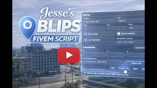 FiveM Job Based Blips Script (ESX) | Jesse’s Blips v1.0 Showcase