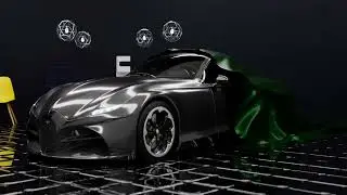 Blender 4.1 Showcase: Sleek Car Reveal Animation