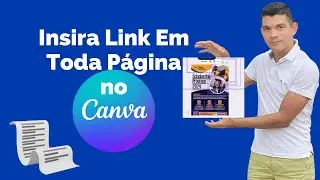 Como Inserir Link em Toda Página no Canva 2024 Ep. 109