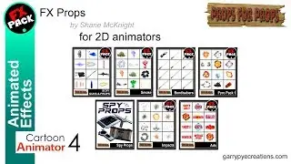 Animated 2D Effects props by Shane McKnight
